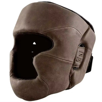 Protector de Cabeza de Boxeo Gelenco International de Cuero PU con Patrón de Castillo, Alta Calidad, Superventas, Protección Duradera, Tallas Personalizadas