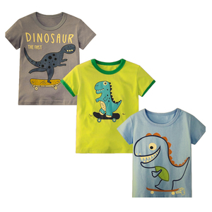 T-shirt à manches courtes en velours côtelé écologique 200 g/m² avec impression de logo personnalisé, pour enfants, filles et garçons, été, couleur unie, appliques - Product Image 6