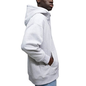 2025 fabricant hommes tissage inversé à capuche contraste coton polaire blanc fermeture éclair point personnalisé sweat à capuche réversible - Product Image 5