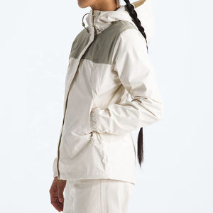 Ventes en gros de vestes coupe-vent d'hiver imperméables pour femmes grandes tailles, vestes d'extérieur à capuche, chaudes, matelassées, à séchage rapide, respirantes - Product Image 4