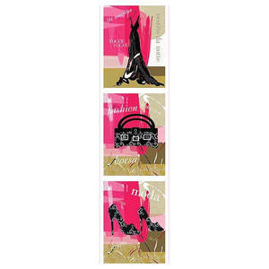 Modern Style Vogue Fashion Moda Triptych <b>Poster</b> Fashionable Paper Design - Product Image 1