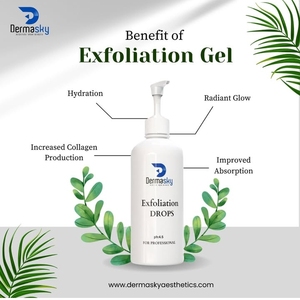 2025 nouveauté Dermasky exfoliation gouttes 300ml crème hydratante pour l'élimination de l'excès d'huile peau lisse vente en gros Offre Spéciale - Product Image 2