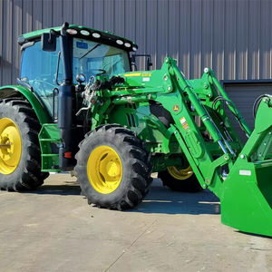Tracteur multifonctionnel 130 de haute qualité avec climatisation et cabine 4x4, modèle John Deere 6130R, disponible à la vente, fourni par une usine fiable - Product Image 1