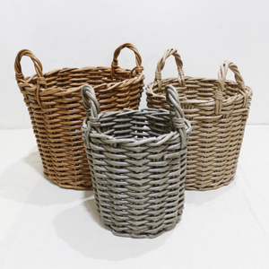Heavy-Duty Foldable <b>Laundry</b> <b>Basket</b> <b>with</b> <b>Lid</b> Durable <b>Plastic</b> Storage Organizer for Home Kitchen Use Features Comfortable Handles - Product Image 2