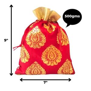 Potli Gift Wrapping Bags Handmade Women's <b>Handbag</b> Purse Potli Bag Pouch Drawstring Bag <b>Wedding</b> Favor Return Gift for <b>Guests</b> - Product Image 2
