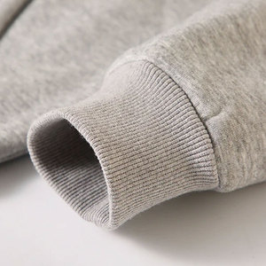 Sweat-shirts à capuche courts en molleton 100 % coton pour hommes, personnalisables avec logo, style streetwear, en tissu polaire - Product Image 3