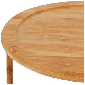 Single Tier Bamboo Standing Lazy Susan Turntable Organizer Cabinet Rotating <b>Kitchen</b> Storage <b>Rack</b> <b>Spice</b> Organizer Eco-Friendly - Product Image 4