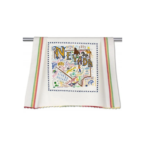 Ivory Grey Printed Drift Organic Cotton GOTS Certified Golf Pattern Quick Dry Fade Resistant Lint Free Everyday Kitchen <b>Towels</b> - Product Image 6