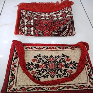 พรมสวดมนต์ของชาวมุสลิมในบ้านแบบอิสลามมีลวดลายแตกต่างกันกระเป๋าเสื่อซักได้สำหรับมัสยิดการค้าต่างประเทศขายส่ง - Product Image 4