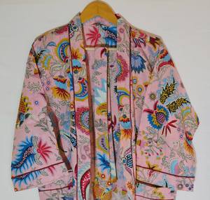 New Trendy Bohemian Fashion Cotton Printed Long Sleeve <b>Women</b> Casual Wear <b>Jacket</b> - Product Image 2