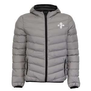 CHAQUETA PUFFER SHINY HUDDED-Chaqueta hinchada transpirable impermeable con logotipo personalizado de invierno para hombre de ATLANTIC - Product Image 2