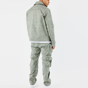 Pantalones Cargo Casuales para Hombre de Alta Calidad al por Mayor, 100% Poliéster, Transpirables, Ecológicos, Ligeros, de Corte Holgado, Largos, para Exteriores - Product Image 3