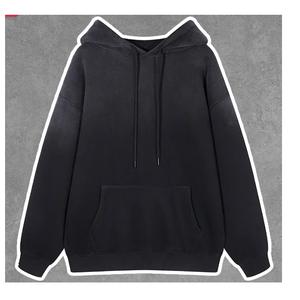 Sweat à capuche personnalisé en gros, surdimensionné, délavé à l'acide, avec strass, impression numérique, streetwear vintage pour l'hiver - Product Image 4