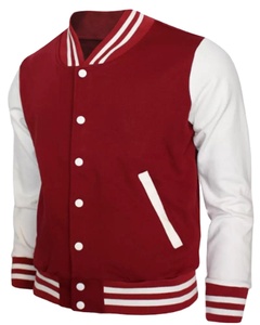 Fabricante Casual logotipo personalizado Unisex bordado de alta calidad Letterman Varsity CollegeBaseballjacket para menDDP envío - Product Image 6