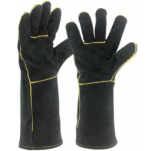 Nuevo 2025 precio barato de alta calidad para hombres, los mejores guantes de soldadura, guantes de trabajo de invierno con guantes de trabajo de cuero dividido de vaca - Product Image 6