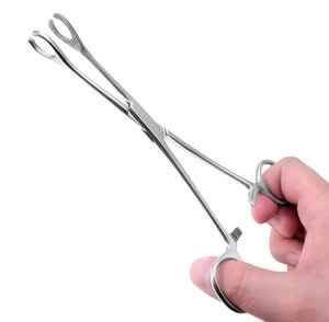 Pinzas Ranuradas de Acero Inoxidable para Perforaciones Corporales Manuales, Instrumento de Alta Calidad con Certificación CE y Logotipo Personalizado - Product Image 2