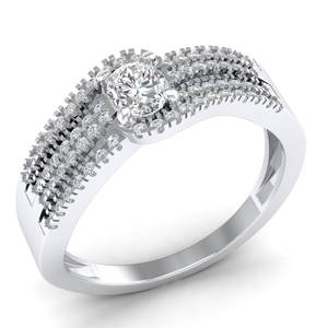 REYES alta calidad 925 plata esterlina corte ovalado 0.56Ct Moissanite solitario anillo para mujeres compromiso regalo joyería fina - Product Image 2