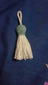 Mini glands perlés en organza noir sur mesure pour sacs de mode et revente pour la décoration magasins de coupe d'approvisionnement à motif pointillé - Product Image 3