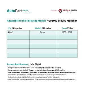 Kit de réparation de pare-brise avant gauche pour Ford Fiesta - Product Image 2