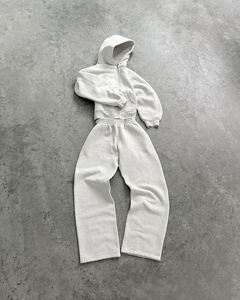 Ensemble de survêtement 2 pièces avec sweat à capuche surdimensionné à épaules tombantes, imprimé numérique brodé et pantalon droit - Product Image 5