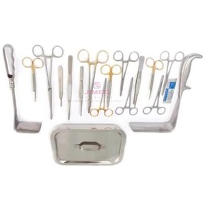 Juego de Instrumentos Quirúrgicos JIMED de Acero Inoxidable, Manuales, para Cirugía General, con Certificación CE ISO13485 Clase II - Product Image 1