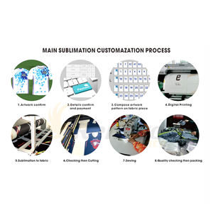 Conjunto de Pantalones Cortos y Camiseta de Baloncesto de Sublimación Digital de Poliéster 100% de Alta Calidad, Transpirable, Antibacteriano, de Secado Rápido, Talla Grande - Product Image 6