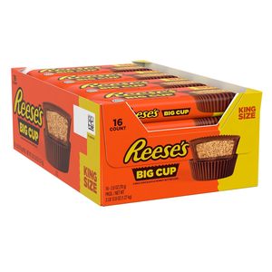 REESE'S Big Cup, Bombones de Chocolate con Leche y Mantequilla de Maní, Tamaño King Size, Paquete de 2.8 oz (16 Unidades) - Product Image 3