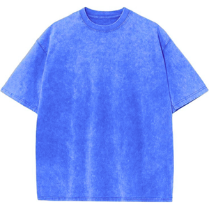 T-shirt ample vintage pour homme avec logo personnalisé, délavé à l'acide, délavé à la pierre - Product Image 2