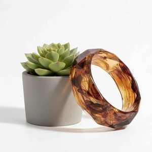 Bracelets et joncs en résine pour femmes, nouvelle collection, bijoux de style ange pour les fêtes et les mariages, haute qualité - Product Image 3