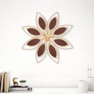 Metal Flower Modern Abstract Metal Wall Art with Stylish Design for Home or Office for Wall <b>Decor</b> and <b>Spring</b> Format - Product Image 1