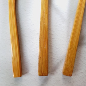 Juego de cubiertos de bambú reutilizables para viaje, cuchara, tenedor, cuchillo, cubiertos naturales, artesanía de grado alimenticio, ecológico, Biodegradable - Product Image 3