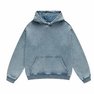 เสื้อฮู้ดซักกรดของผู้ชายเสื้อผ้าฝ้ายผสมแบบสตรีทผ้าคอตตอนผสมปักขนาดพิเศษผ้าต่ำสำหรับผู้ใหญ่ของจำเป็นสำหรับฤดูหนาว - Product Image 1