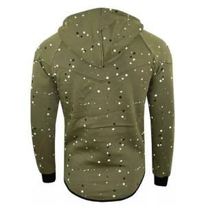 Logo personnalisé ensembles survêtement hommes automne hiver sweat à capuche cordon tenue vêtements de sport 2025 fermeture éclair gros survêtements - Product Image 3