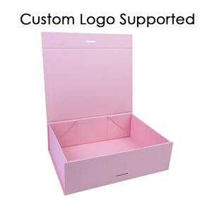 Cajas de Embalaje Cosmético de Lujo Impresas a Medida, Cajas Plegables Rosas para Cuidado de la Piel y Belleza con Lazo - Product Image 4