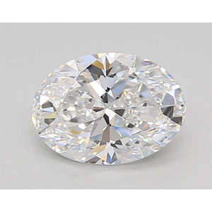 IGI certifié 1.00 CT ovale coupe laboratoire diamant D couleur VVS2 clarté excellente coupe 5.64x7.82mm 62.4% profondeur pour la fabrication de bijoux - Product Image 1