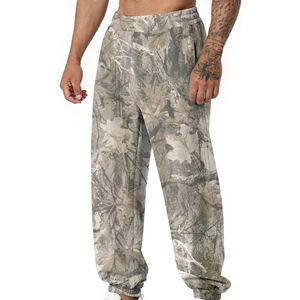 Pantalones Deportivos de Algodón con Estampado de Camuflaje RealTree para Hombre, Pantalones de Senderismo, Jogging, Pierna Recta, al por Mayor - Product Image 1