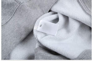 Sweat-shirt pour homme en coton 100% personnalisé, col rond surdimensionné, vente en gros - Product Image 4