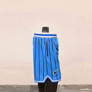 กางเกงขาสั้นผ้าโพลีเอสเตอร์สำหรับผู้ชายกางเกงวิ่งออกกำลังกายเล่นฟิตเนสยิมบาสเก็ตบอล - Product Image 5