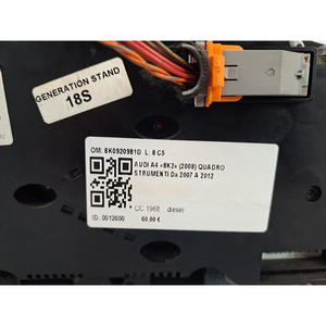 แผงมาตรวัดความเร็ว AUDI A4 Avant (8K5) 8K0920981D (08>15) - Product Image 6