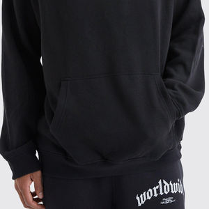 Sweat à capuche de haute qualité en molleton lourd, sweat à capuche à épaules tombantes surdimensionné pour hommes, sweat à capuche respirant et confortable - Product Image 4