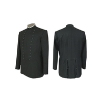 Manteau long réversible épais pour homme, style Ancien commandant Maçonnique des Templiers