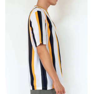 Camiseta de Algodón para Hombre, Personalizada, Ligera, Cuello Redondo, Corte Regular, Impresión, Tejido de Punto, Serigrafía, Camiseta Ringer, OEM, ODM, Venta al por Mayor - Product Image 5