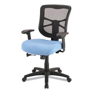 Alera ALEEL42BME70B Chaise ergonomique pivotante/inclinable à dossier moyen en maille de la série Elusion, supporte 275 lb, hauteur d'assise de 17,9 à 21,8 pouces - Product Image 2