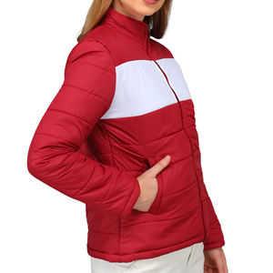 Nouveauté Veste matelassée en tissu pour femmes populaire vente en gros de veste matelassée respirante avec service OEM bon marché - Product Image 3