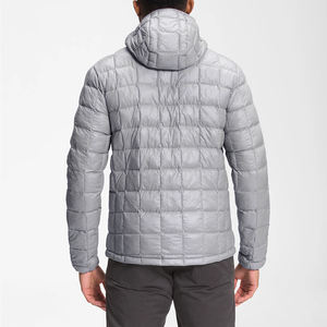 Veste matelassée en toile chaude 100% nylon pour homme, pour une utilisation décontractée en extérieur - Séchage rapide, respirante, chauffante, coupe confortable, prête pour l'hiver - Product Image 2