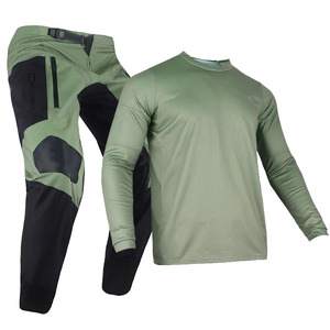 ชุดแข่งมอเตอร์ครอสแบบสั่งทำขายส่ง เสื้อและกางเกงแฟชั่นสำหรับรถมอเตอร์ไซค์ ชุดมอเตอร์ครอสดีไซน์ใหม่ - Product Image 2