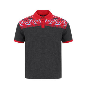 T-shirt Polo à manches courtes en coton pur - Product Image 6