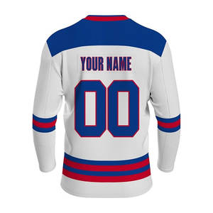 Maillot de hockey sur glace personnalisé, maillots d'entraînement d'équipe personnalisés, unisexe, nom, numéro, logo cousus/imprimés, couleur personnalisée - Product Image 6