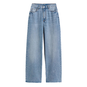 2025 dernière conception femmes pierre lavé botte coupe large Flare Denim jean femmes jean coupe ajustée jean taux de gros - Product Image 1