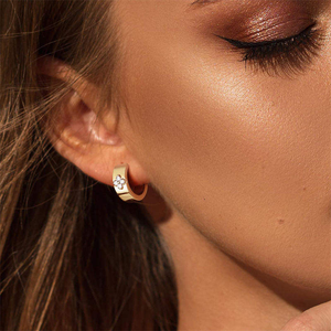 คุณภาพสูง 925 เงินสเตอร์ลิงต่างหูเพชรเครื่องประดับคลาสสิกหรูหราสำหรับผู้หญิงของขวัญสำหรับเด็กผู้หญิง - Product Image 6